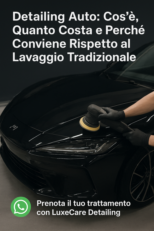 Detailing Auto: Cos’è, Quanto Costa e Perché Conviene Rispetto al Lavaggio Tradizionale